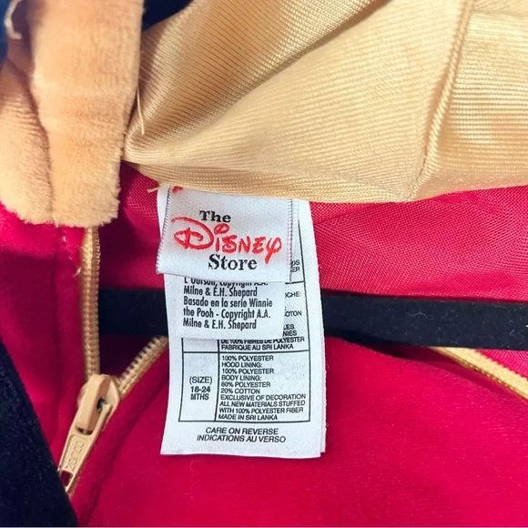 Disney Winnie the Pooh Honey Bee Outfit Size 18-24 Months - Picture 8 of 9